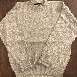 Beige Alpaca Wool Sweater